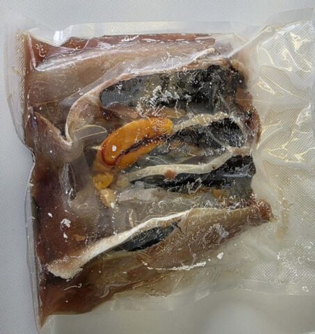 salted mullet fillets